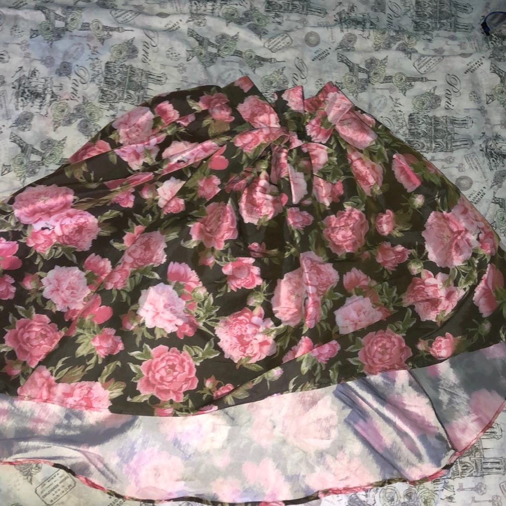Rue 21 High Low Flowered Skirt